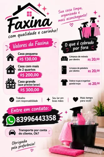 Faxinas da ruiva 