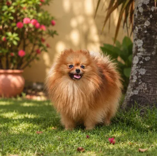 Spitz alemão anão macho 