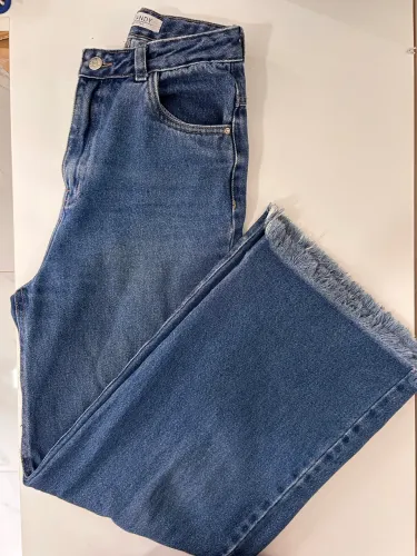 Calça jeans wide leg