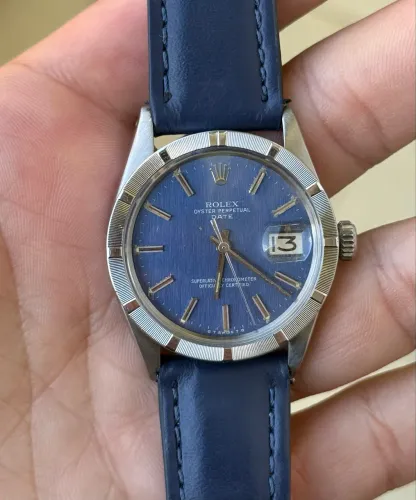 Rolex Oyster Perpetual Date Azul