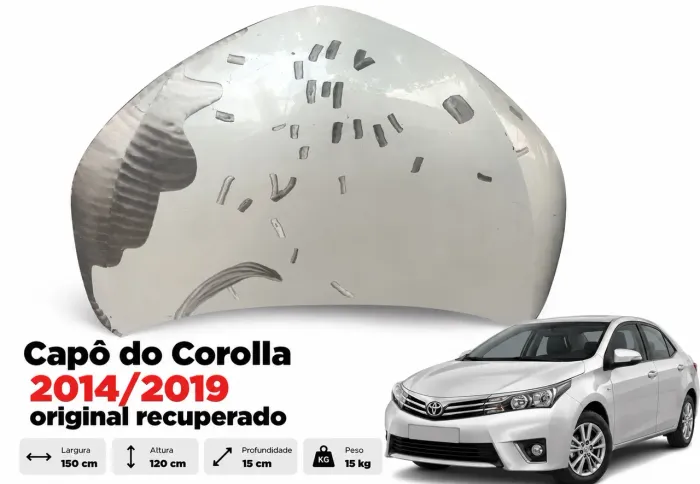 Capo do corolla 2014/2019 original recuperado 550 reais