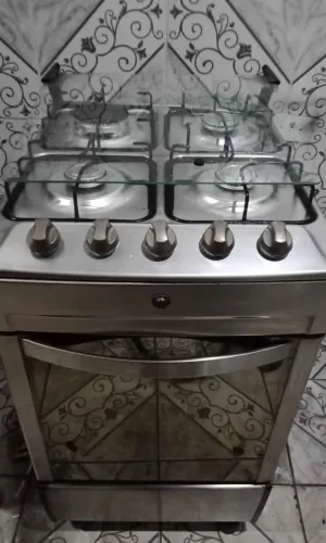 Fogão inox 4 bocas