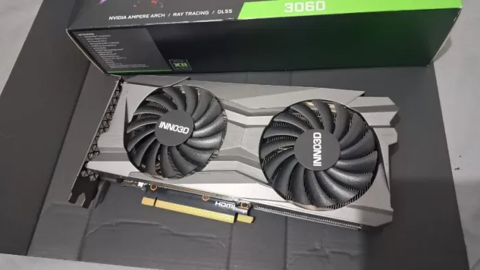 Vendo placa de vídeo GeForce RTX 3060 de 12GB GDDR6, marca Inno3D (Modelo Twin X2).