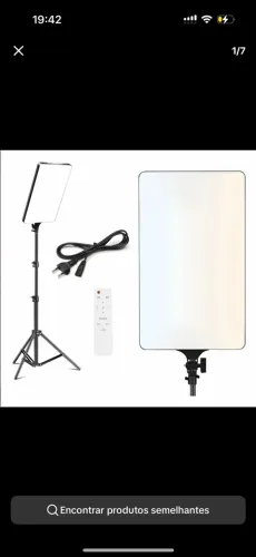 luz de led com tripe ou ring ligth