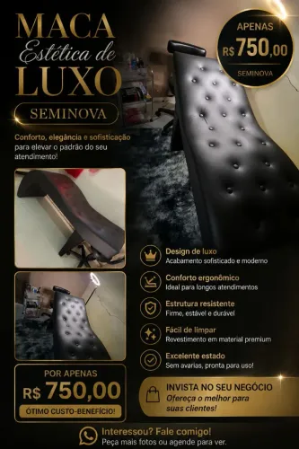 Maca para estética de luxo
