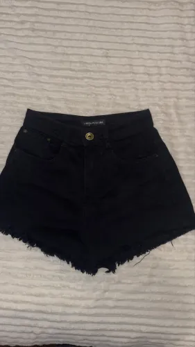 Shorts Jeans Lança Perfume Original - Preto