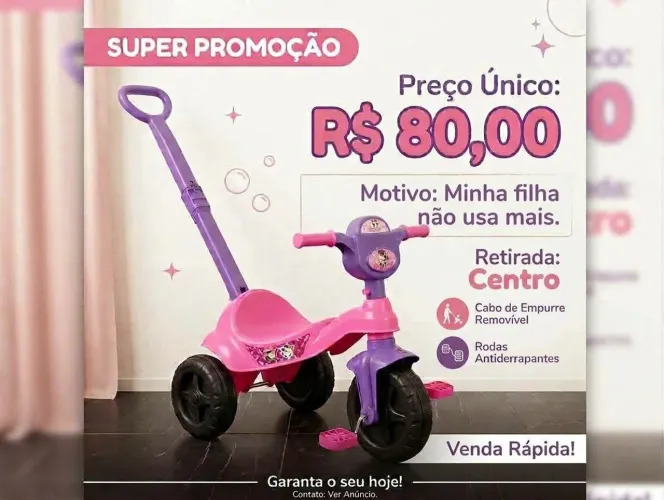 Triciclo infantil