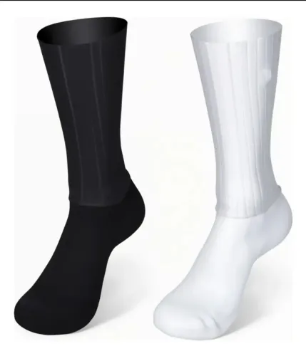 Meia Aero Ciclismo Estilo Tour de France - Branca ou Preta - Pronta Entrega