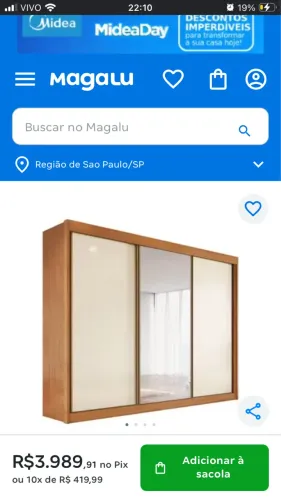 Guarda roupa - Urgente somente até amanhã dia 21/07