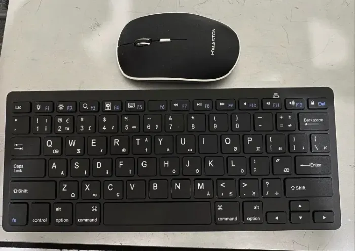 Teclado + mouse Bluetooth