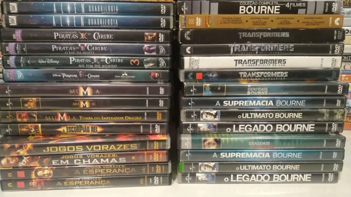 Dvds Quadrilogias originais 