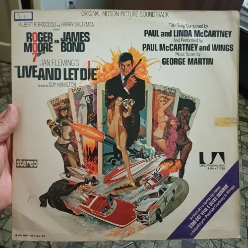 Lp vinil 007 live and let die com Paul McCartney 