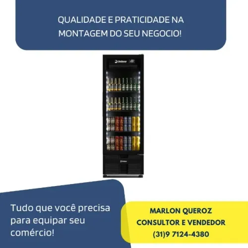 Cervejeira 560 Litros Porta de Vidro Imbera Novo