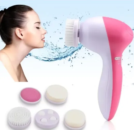 Escova Facial Elétrica, esfoliante,massageadora,5/1 portátil a pronta entrega