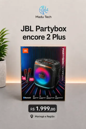 Caixa de Som JBL PartyBox Encore 2 Plus