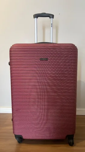 Mala de Viagem Grande 360º TSA 4ALL 3T na cor Vinho, fabricada pela Sestini