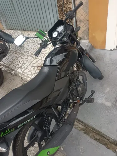 Mottu sport 110c, ano 2024, Partida a Pedal