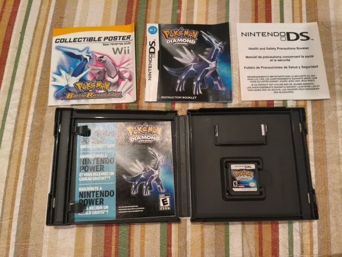 Pokémon Diamond Version ORIGINAL completo - CIB 100% COMPLETO<br><br>COLECIONADOR