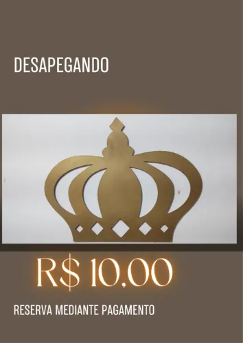 Desapego material de festa
