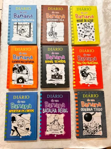 Kit Livros Diário de Um Banana - Seminovos Conservados