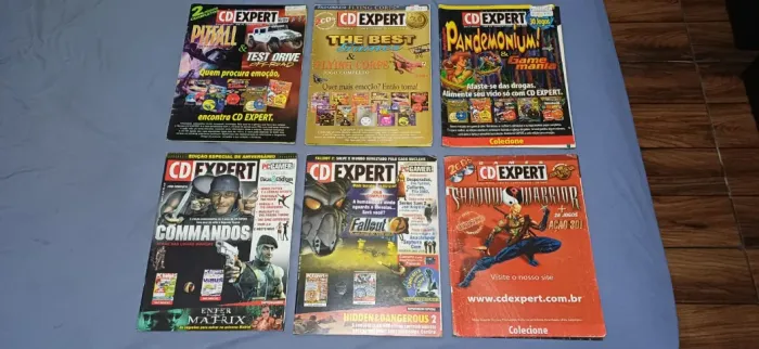Revista PC Games , Jogos - CD Expert, Fallout, Pitfall, Caesar, Egypt, Shadow Warrior lote