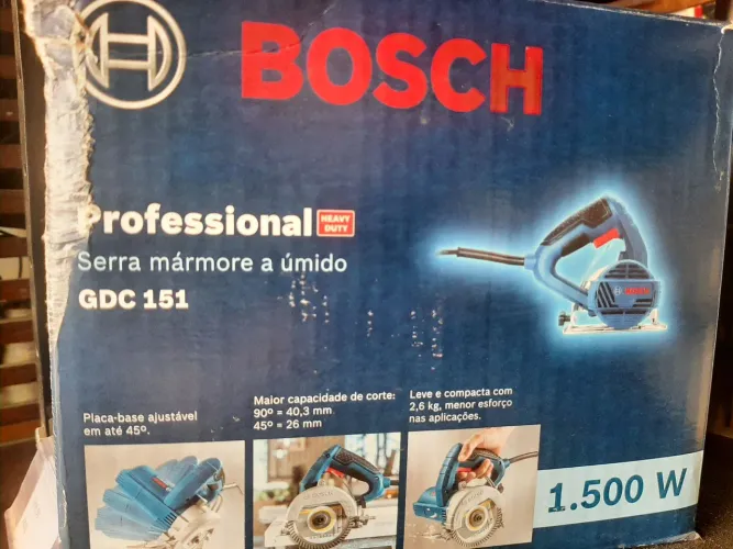 Serra Mármore Bosch 1500W -220v