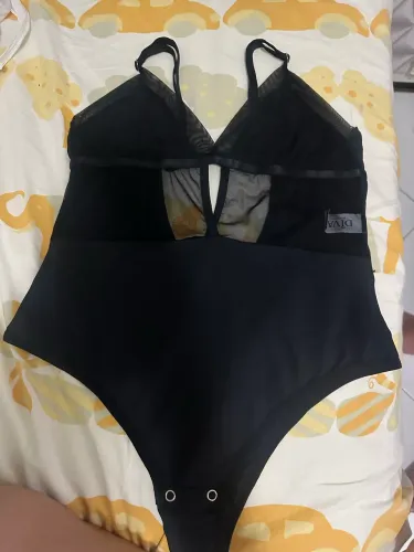 Body de renda e tule