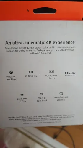 FIRE TV STICK 4K AMAZON - NOVO