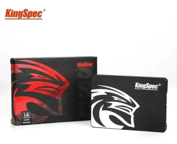 SSD Interno KingSpec 128 GB SATA III 2.5" Preto Para PC SSD Interno KingSpec 128 GB SATA I