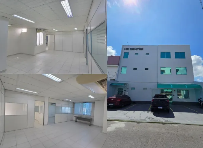 Parque 10. 2º andar completo, 7 salas H2CENTER.- 250m2. Alugo.
