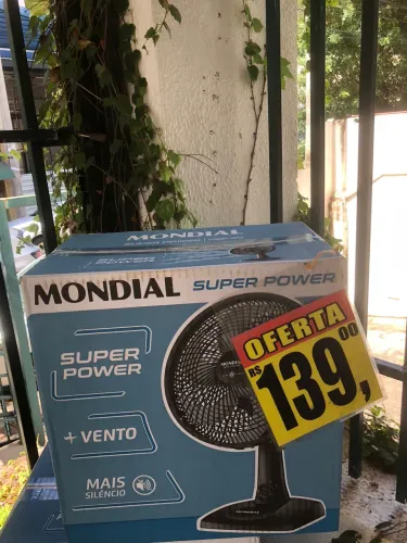 VENTILADOR MONDIAL NA CAIXA LACRADA, em OFERTA!