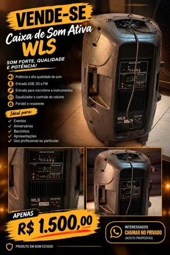Vende-se vilão e caixa de som