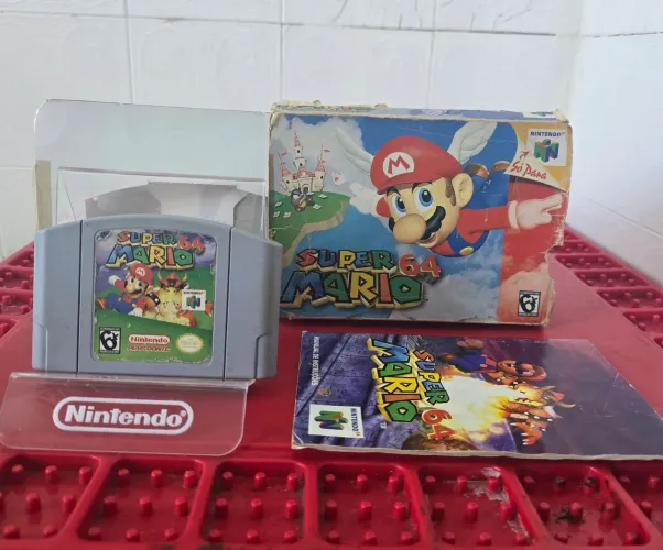 Mario 64 playtronic original na caixa