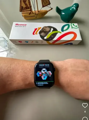Smartwatch Microwear s11 Responde whatsapp Novo
