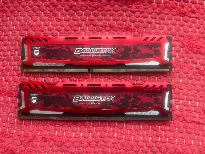 Memória Ram, DDR4, 2400MHz, Crucial Ballistx Sport LT, 2 x 4Gb (Par)