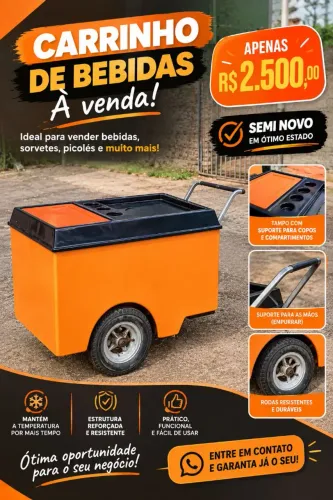 Carrinho de bebidas