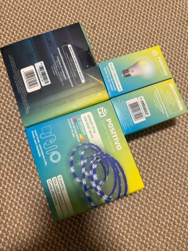 Fita Led Positivo + Lâmpada Inteligente Positivo