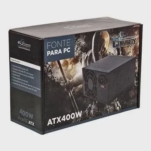 Fonte ATX 400W Cowboy (Nova)