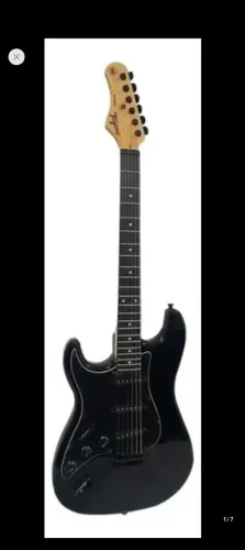 Guitarra Tagima Canhoto Stratocaster Preta