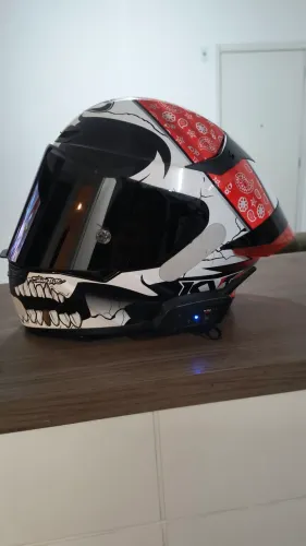 Capacete de motociclista
