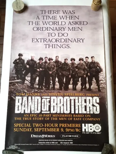 Pôster da Minissérie Band of Brothers (88X56,5cm) - Novo, Importado e Licenciado