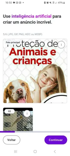 Telas de proteção 