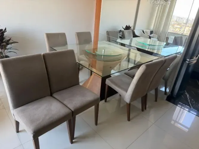 Conjunto Cadeira de jantar 6 unidades