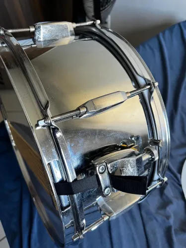 Vendo caixa pearl steel 14 x 6,5