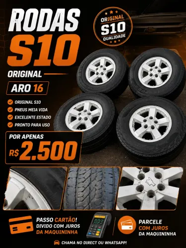 RODAS S10 ORIGINAIS