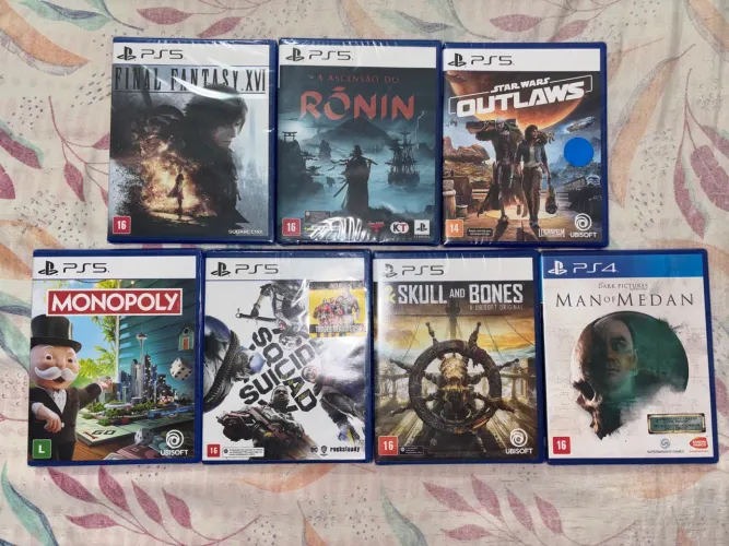 Jogos de PS4 e PS5 (Novos / Lacrados)