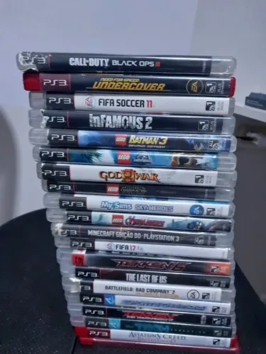 19 Jogos PS3 Originais - God of War, The Last of Us, Minecraft e mais