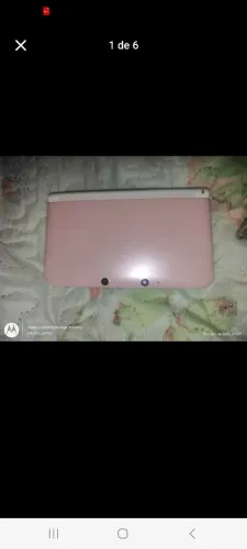 Nintendo 3ds xl edição pink white raro d.e.s.b.l.o.q.u.e.a.d.o