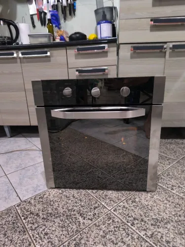 Forno a gás c/Grill elétrico Electrolux em Inox Espelhado 2800w 220v