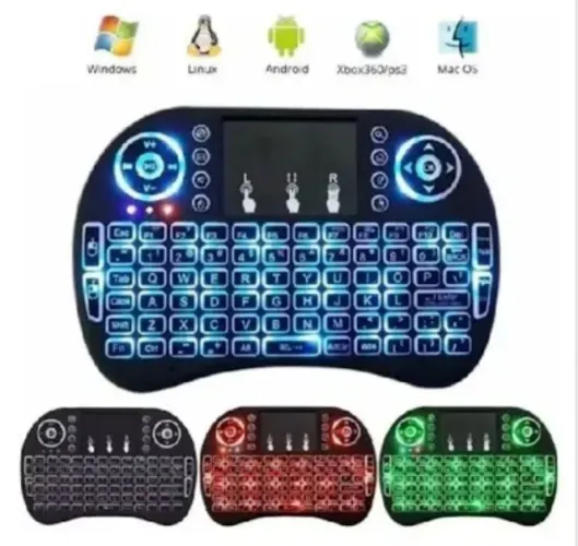 Controle mini teclado tv box tv stick Led
